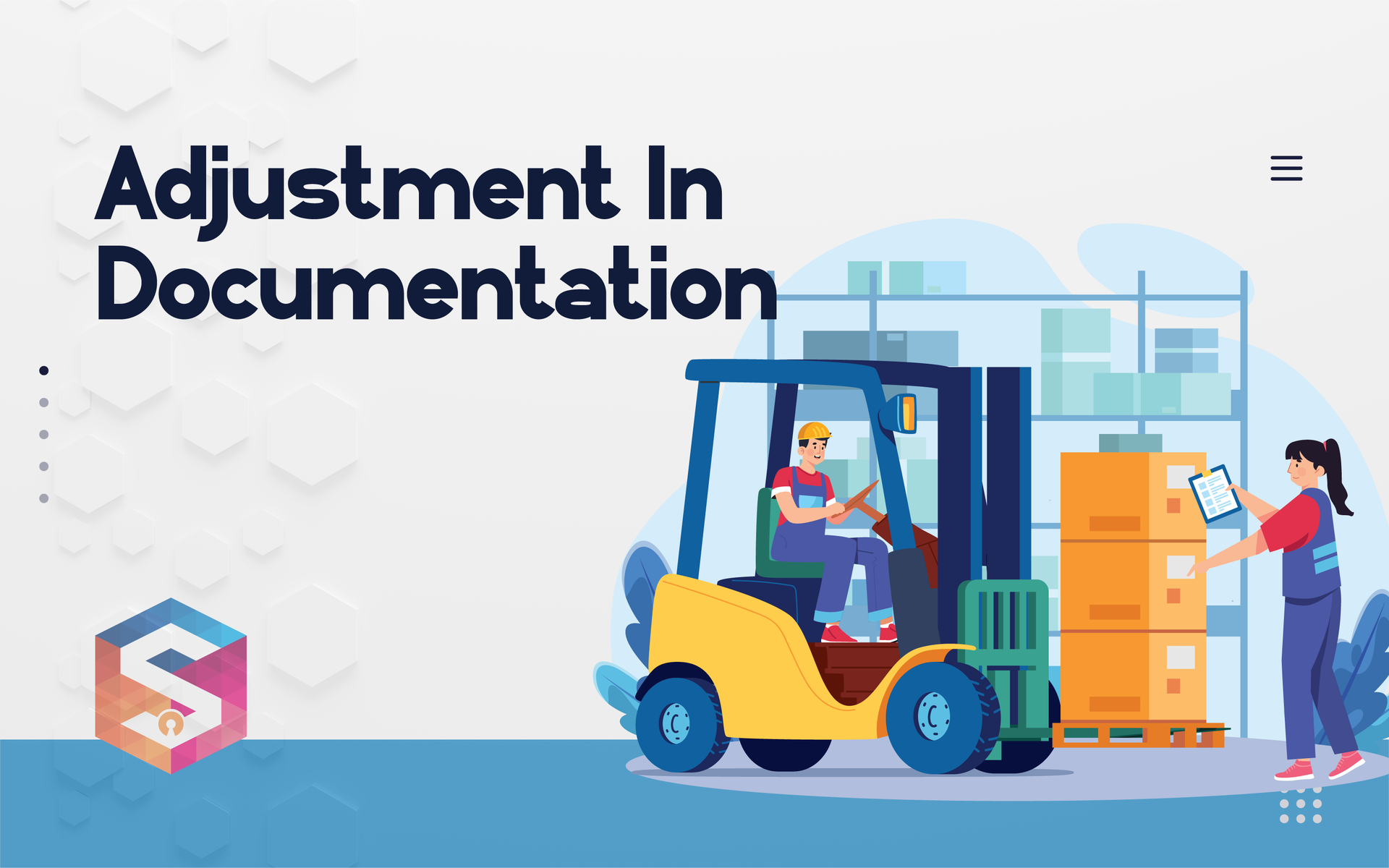 Adjustment In Documentation